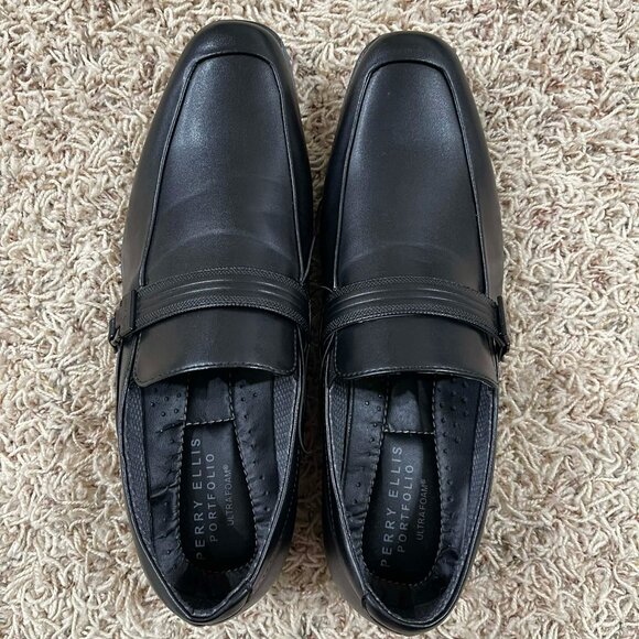Perry Ellis Portfolio Men’s Dalton Ultra Foam Loafer Dress Shoes, Choose Size main image 14
